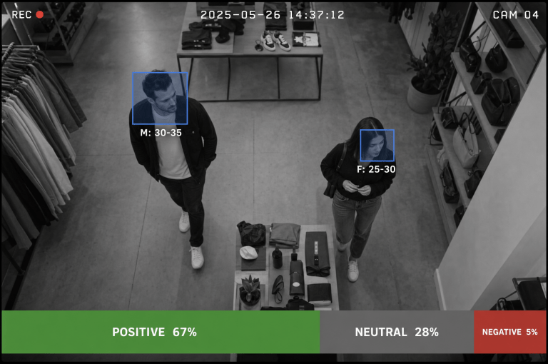 Photo — in-store demographic sensing