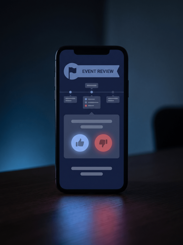 Photo — AI threat detection alert on screen