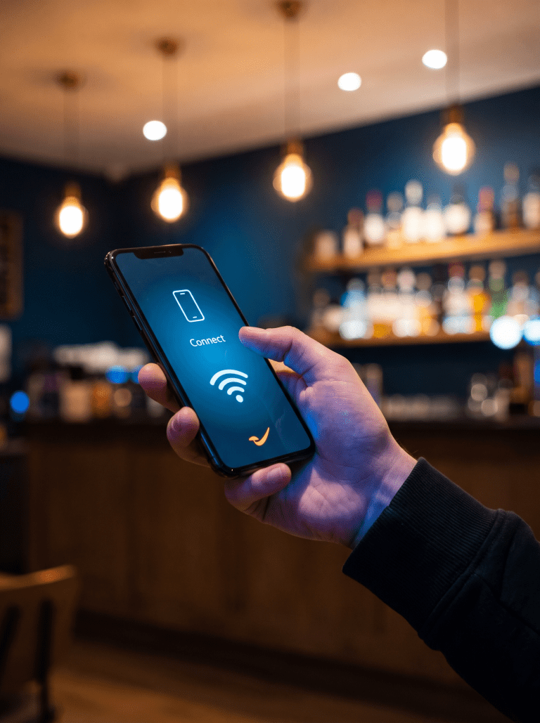 Photo — guest Wi-Fi login screen