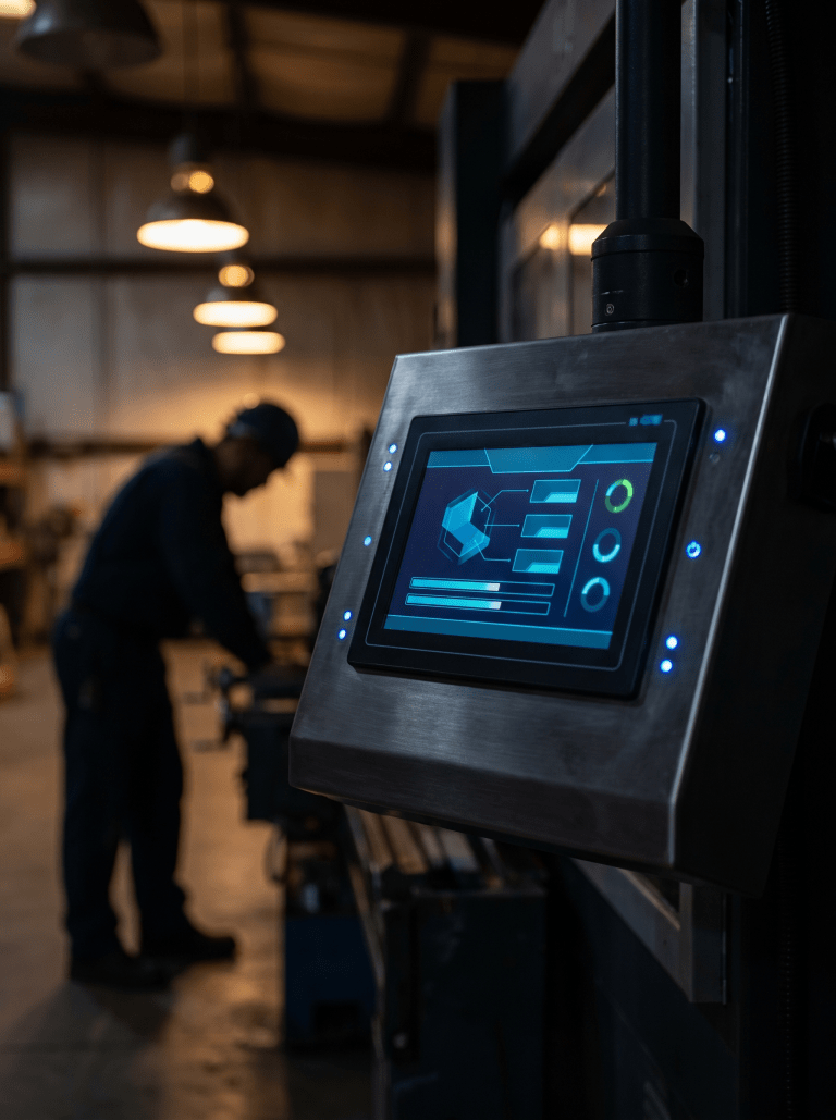 Photo — self-checkout kiosk / click-and-collect locker