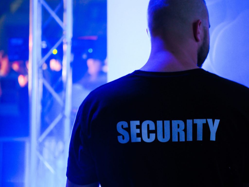 Illustration — venue security monitoring overlay